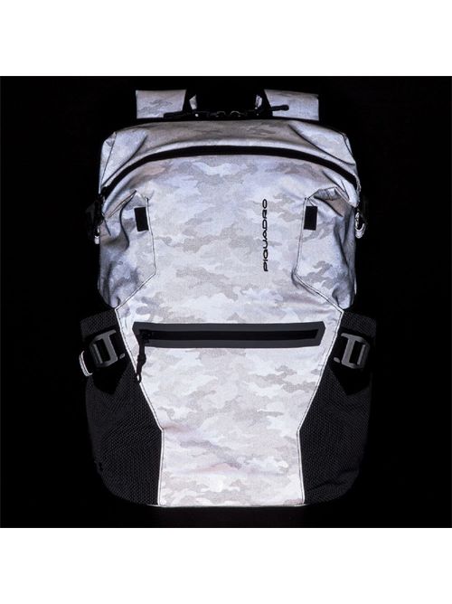 zaino grande pc 15.6 in tessuto PIQUADRO | CA5494PQMCAMOGR