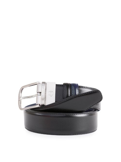 CU3049C11NERO BLU PIQUADRO | Cinture | CU3049C11NERO BLU