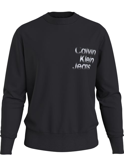 felpa CALVIN KLEIN | Felpe | J30J325154BEH NERO