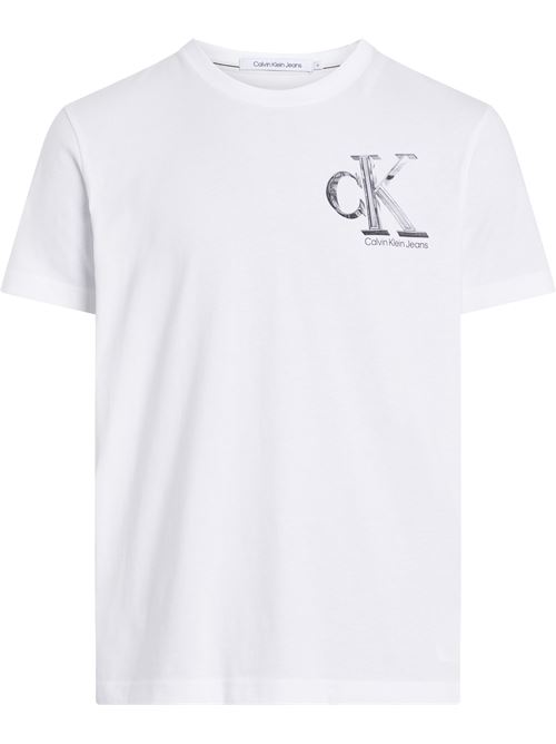 t-shirt CALVIN KLEIN | T-shirts | J30J325498YAF BIANCO