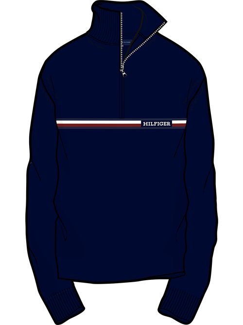 giacca Tommy hilfiger | Maglie | MW0MW33508DW5 BLU
