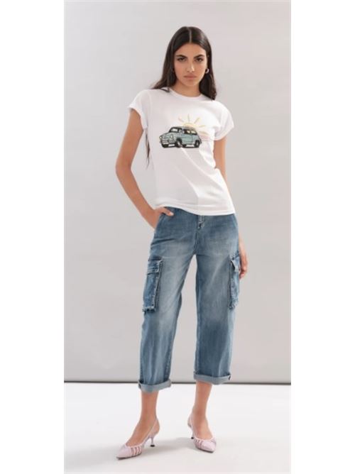 29450BIANCO WHITE WISE | T-shirts | 29450BIANCO