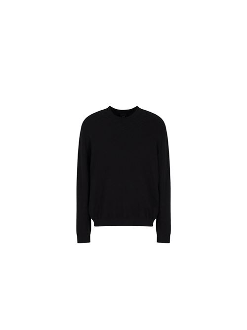 XM000689FC013 NERO ARMANI EXCHANGE | Maglie | XM000689FC013 NERO