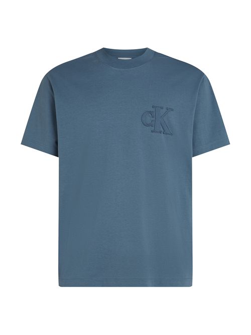J30J327494CK1 BLU CHINA CALVIN KLEIN | T-shirts | J30J327494CK1 BLU CHINA
