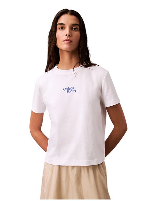 LV047B851GYAA BIANCO CALVIN KLEIN | T-shirts | LV047B851GYAA BIANCO