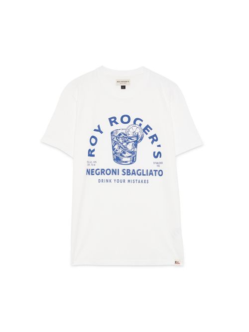 RRU90049CK92C0014 BIANCO ROY ROGER'S | T-shirts | RRU90049CK92C0014 BIANCO
