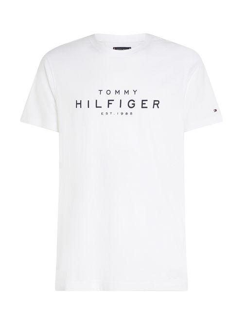 MW0MW37448YBR BIANCO Tommy hilfiger | T-shirts | MW0MW37448YBR BIANCO