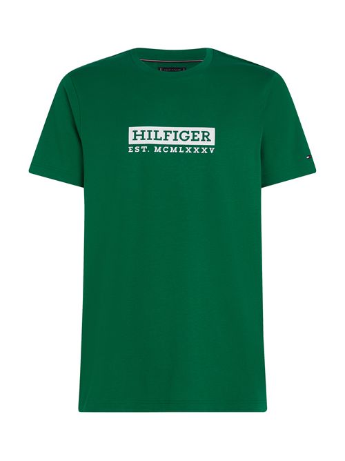 MW0MW39149L4F VERDE Tommy hilfiger | T-shirts | MW0MW39149L4F VERDE