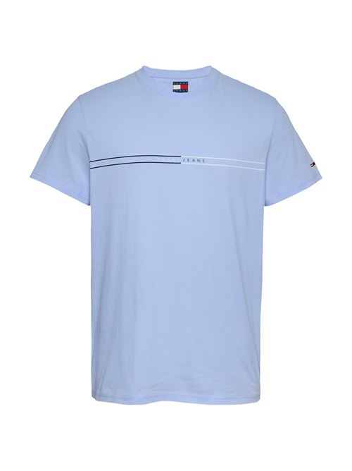 DM0DM20779C3Q AZZURRO Tommy Jeans | T-shirts | DM0DM20779C3Q AZZURRO