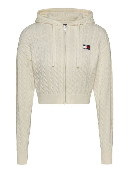 DW0DW19334YBH BIANCO Tommy Jeans | Felpe | DW0DW19334YBH BIANCO