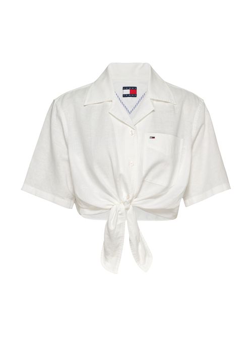 DW0DW20286YBL BIANCO Tommy Jeans | Camicie | DW0DW20286YBL BIANCO