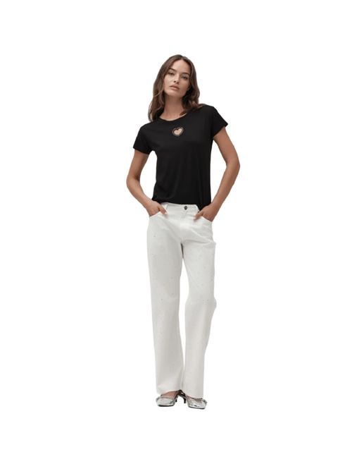 30160NERO WHITE WISE | T-shirts | 30160NERO