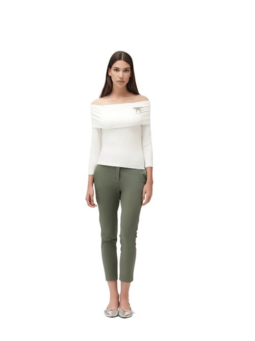 30500VERDE WHITE WISE | Pantaloni | 30500VERDE