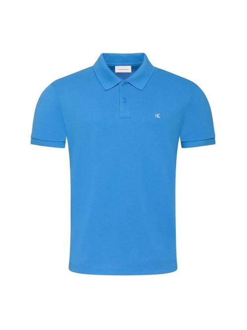 LV040EM269CFM AZZURRO CALVIN KLEIN | Polo | LV040EM269CFM AZZURRO