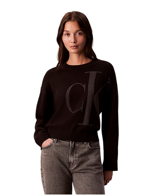 LV047E304GUB1 NERO CALVIN KLEIN | Maglie | LV047E304GUB1 NERO