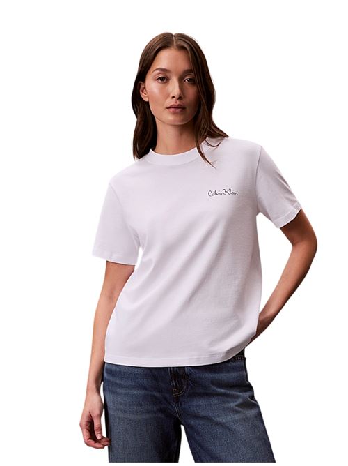 LV047E809GYAA BIANCO CALVIN KLEIN | T-shirts | LV047E809GYAA BIANCO