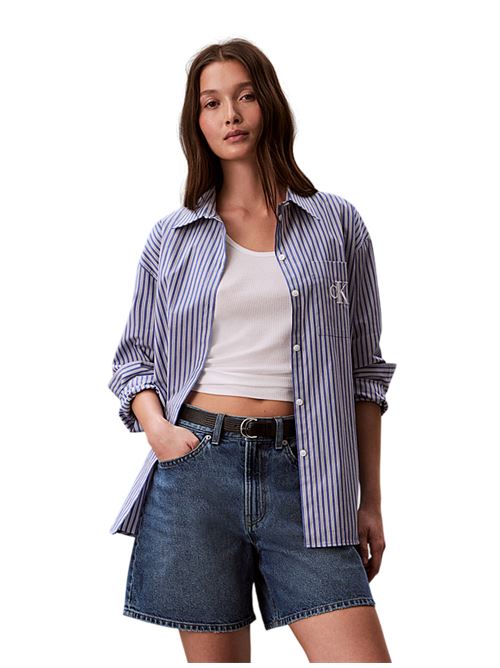 LV047F676G21R BLU CALVIN KLEIN | Shorts & Bermuda | LV047F676G21R BLU