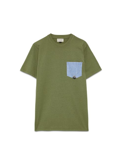 RRU90171CA160111015 VERDE ROY ROGER'S | T-shirts | RRU90171CA160111015 VERDE