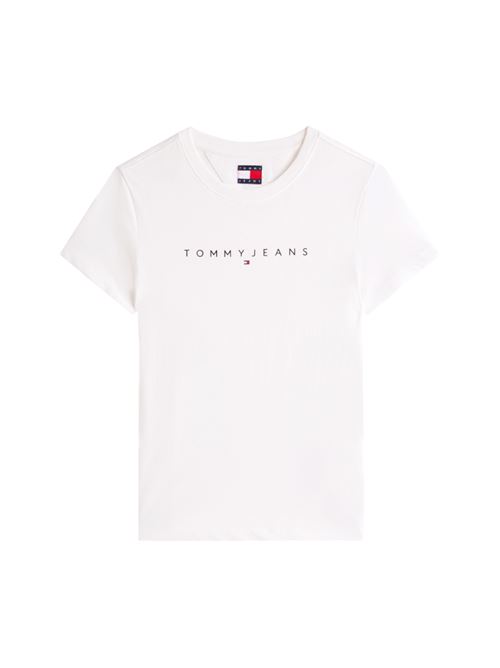 DW0DW18398YBL BIANCO Tommy Jeans | T-shirts | DW0DW18398YBL BIANCO