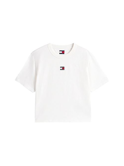 DW0DW22202YBL BIANCO Tommy Jeans | T-shirts | DW0DW22202YBL BIANCO