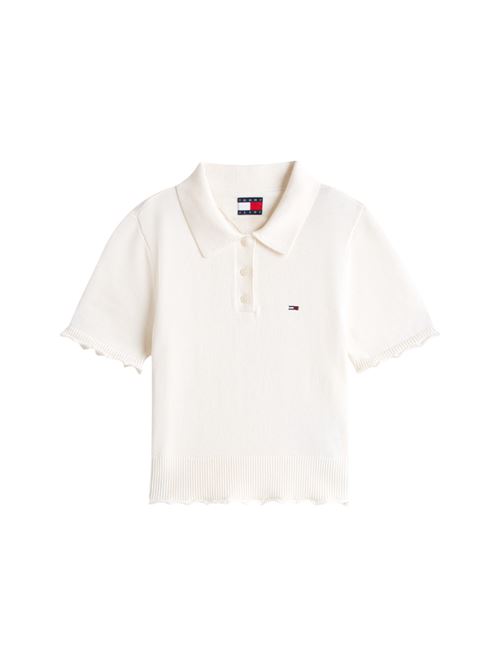 DW0DW22597YBH BIANCO Tommy Jeans | Polo | DW0DW22597YBH BIANCO