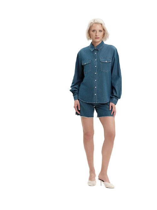 31209BLU WHITE WISE | Shorts jeans | 31209BLU