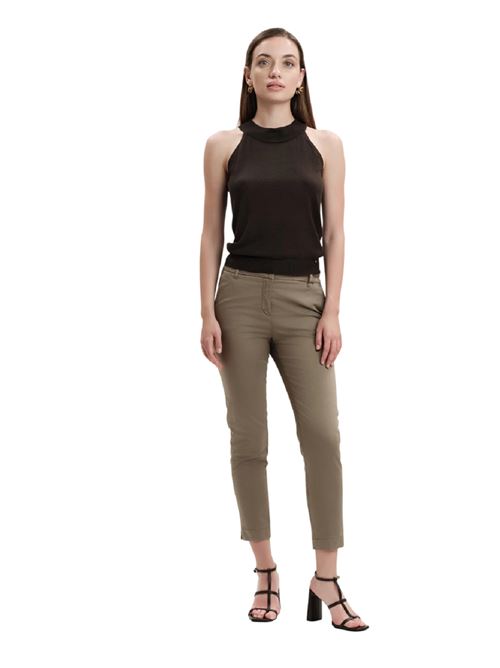 31401BEIGE WHITE WISE | Pantaloni | 31401BEIGE