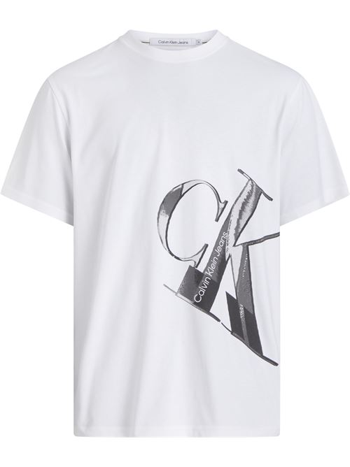 J30J324022YAF BIANCO CALVIN KLEIN | T-shirts | J30J324022YAF BIANCO