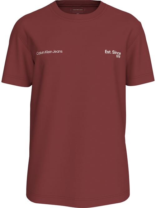 J30J326867VAI CALVIN KLEIN | T-shirts | J30J326867VAI ROSSO