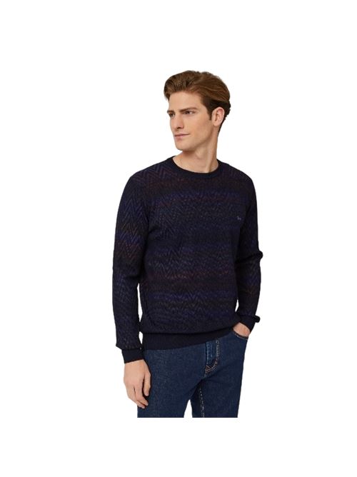 HRM694030277845 BLU CHINA HARMONT&BLAINE | Maglie | HRM694030277845 BLU CHINA