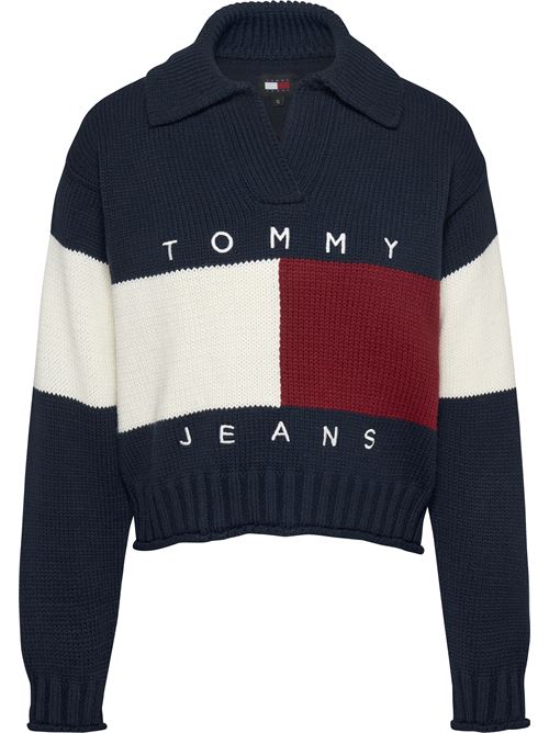 Maglia Tommy Jeans | Maglie | DW0DW18677C1G FANTASIA