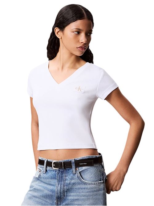 LV047C910GYAA BIANCO CALVIN KLEIN | T-shirts | LV047C910GYAA BIANCO