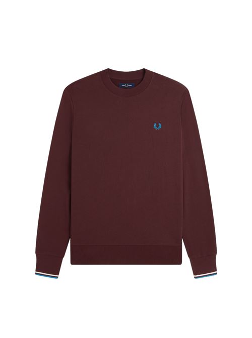 M7535Z63 BORDEAUX FRED PERRY | Felpe | M7535Z63 BORDEAUX