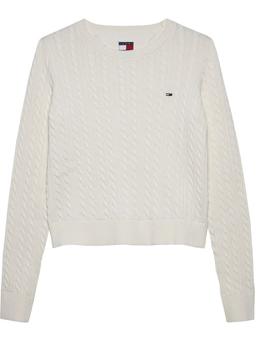 DW0DW22165YBH BIANCO Tommy Jeans | Maglie | DW0DW22165YBH BIANCO