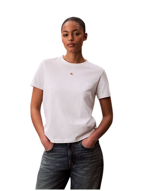 LV047F227GYAF BIANCO CALVIN KLEIN | T-shirts | LV047F227GYAF BIANCO