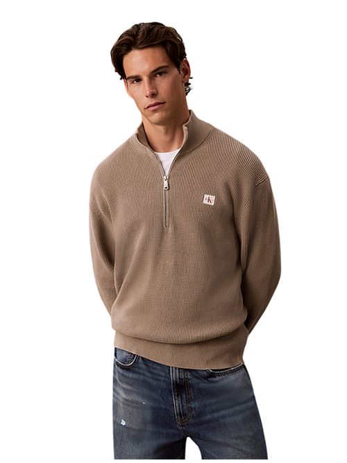 LV04RH327GHMT MARRONE CALVIN KLEIN | Maglie | LV04RH327GHMT MARRONE