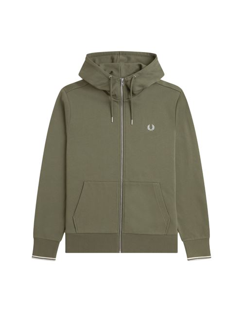 J7536U98 VERDE FRED PERRY | Felpe | J7536U98 VERDE
