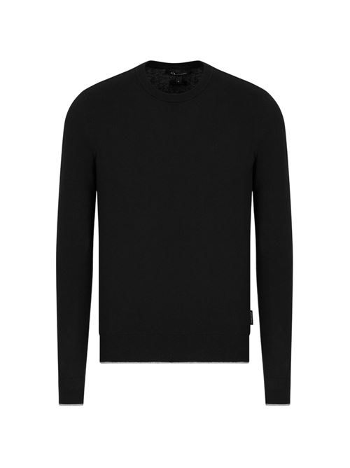 8NZM6A1200 NERO ARMANI EXCHANGE | Maglie | 8NZM6A1200 NERO